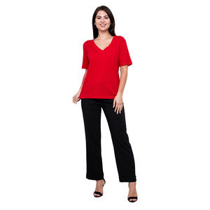 Blender Blouse Women size M Red